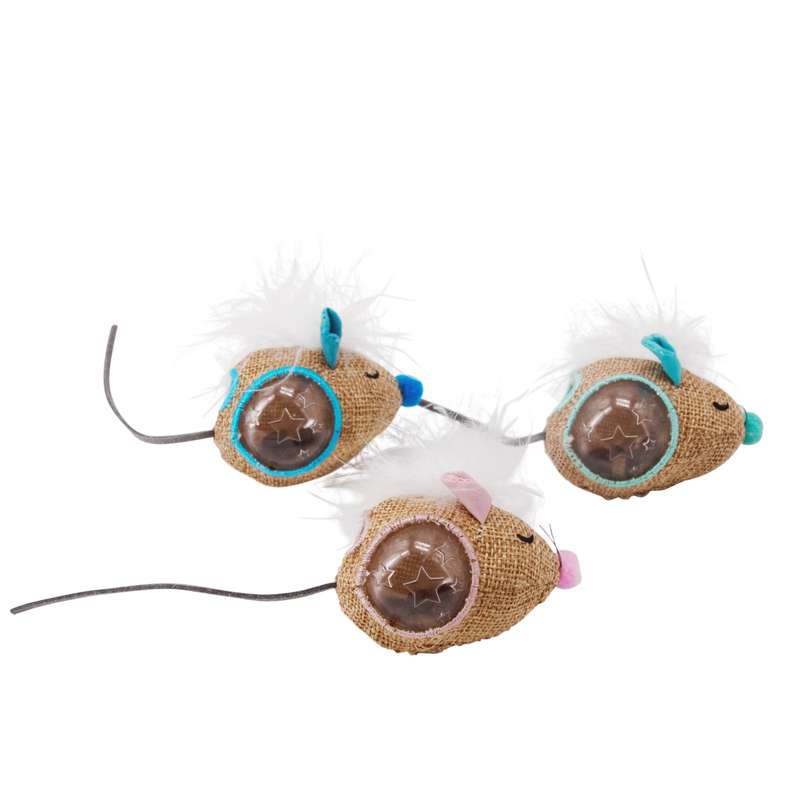 Petstages Mousin Around Hid 'n Treat (3pk)