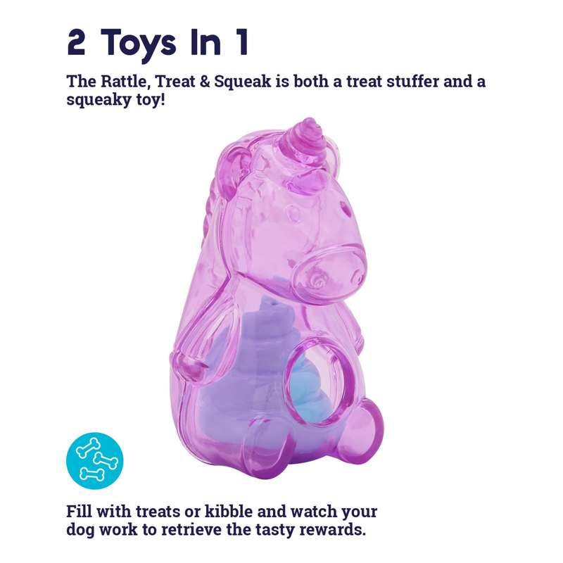 Rattle Treat & Squeak Unicorn