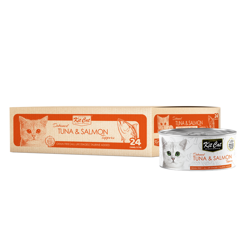 Kit Cat Canned Food Aspic/Toppers Bulk Deal (80g x 24 tins)