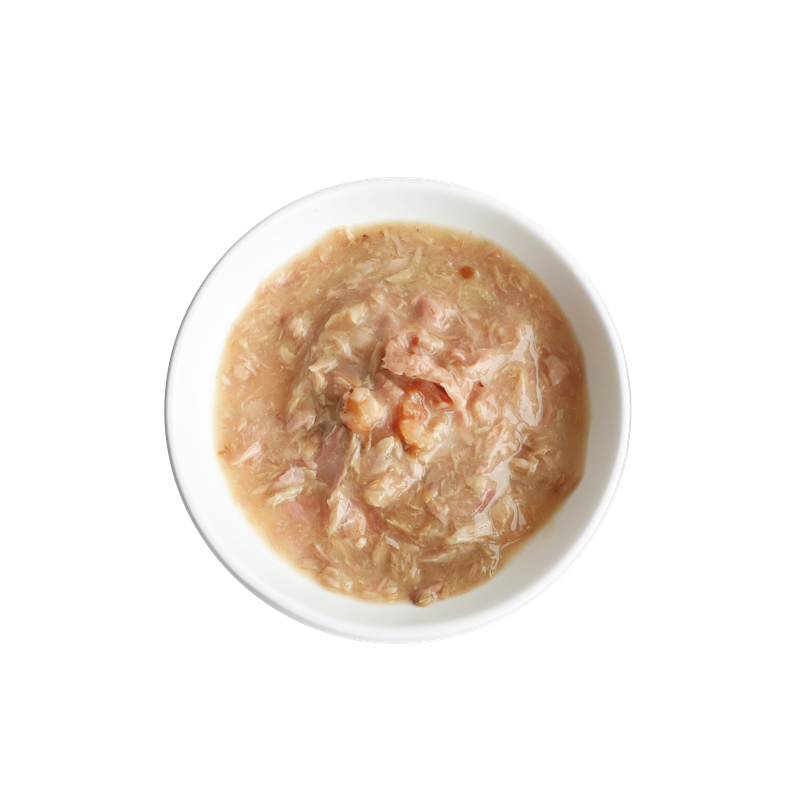 White Meat Tuna Flakes & Shrimp with Goat's Milk 70g