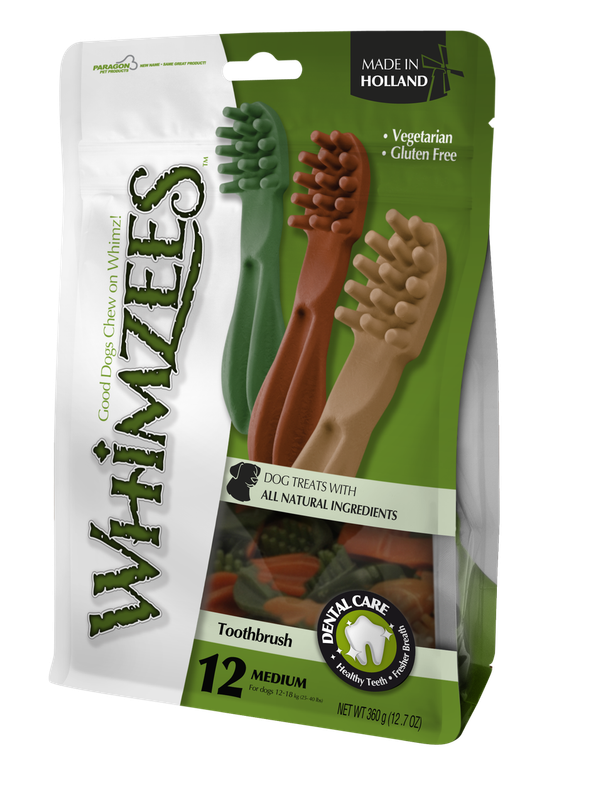 Whimzees Medium Toothbrush Value Bag (12pc)