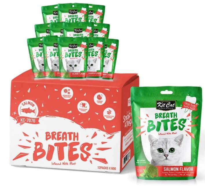 Kit Cat BreathBites Bulk Deal (60g x 12 packs)