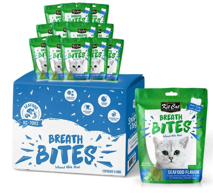 Kit Cat BreathBites Bulk Deal (60g x 12 packs)