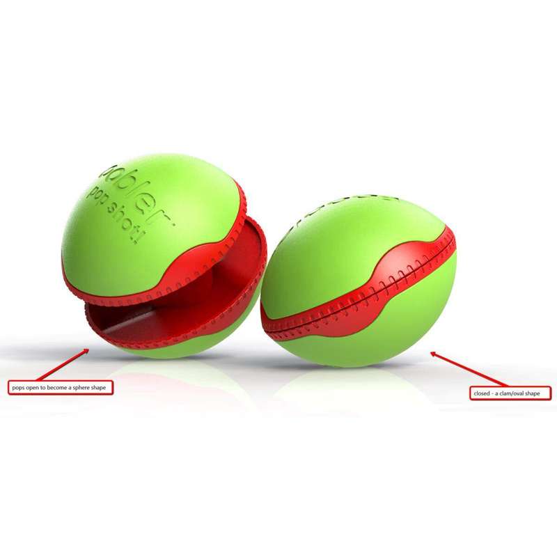 L'Chic Foobler Pop Shot Green & Red