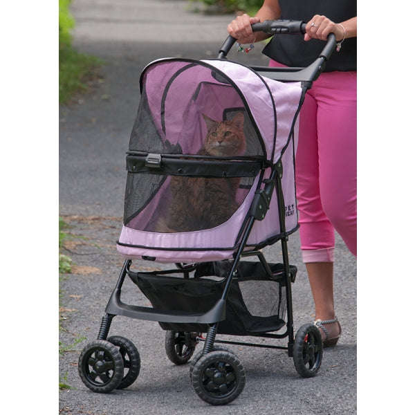 Happy Trails No-Zip Stroller Pink