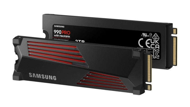 Samsung 990 Pro 1TB NVMe SSD with Heatsink
