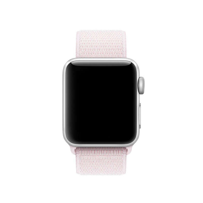 Nylon Loop Apple Watch Strap - Pearl Pink - 38/40/41