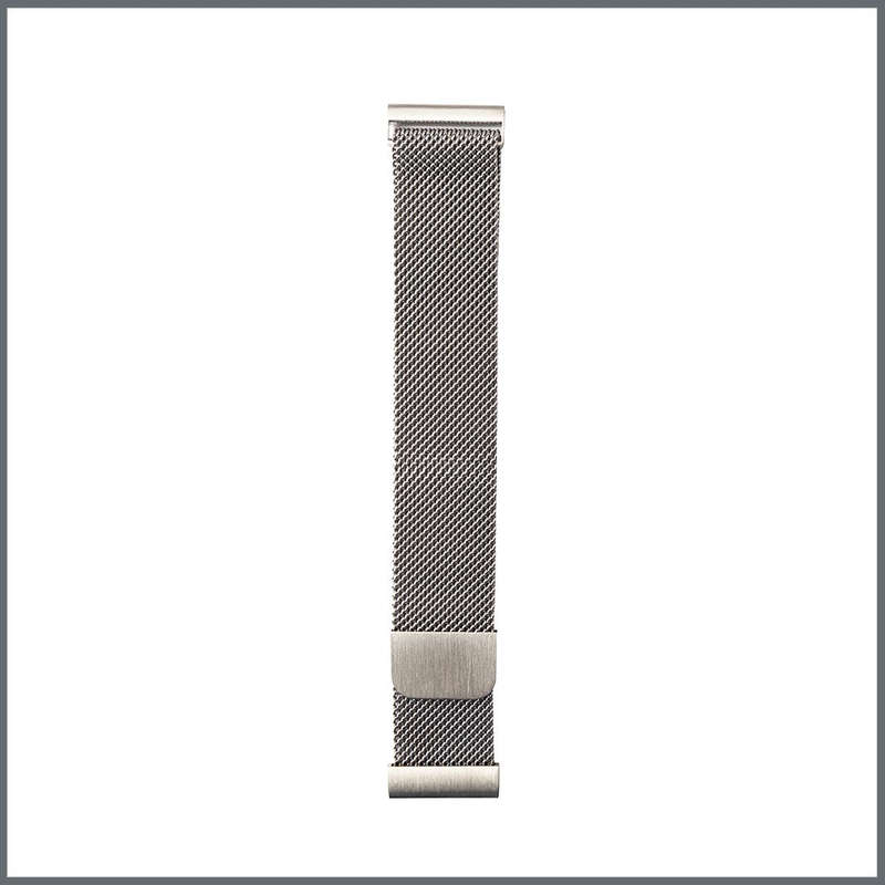 Quick Release Strap - Mesh Loop - Silver - 20mm