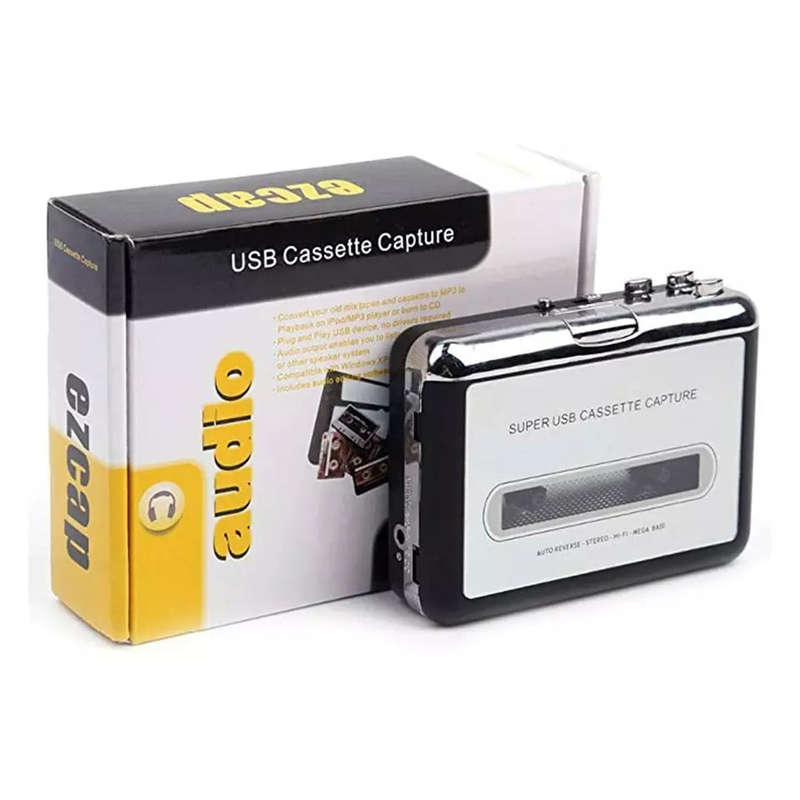 Portable Usb Cassette Drive Tape to Mp3 Converter Nostalgic Retro
