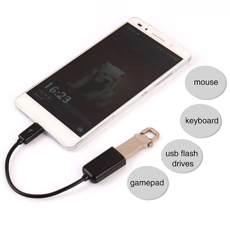 Micro USB OTG Cable Data Transfer Micro USB Male to Female Adapter for Android
