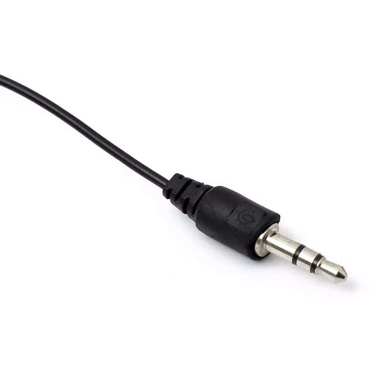 Portable 3.5mm Microphone External Hands-Free Mini Wired Collar Clip