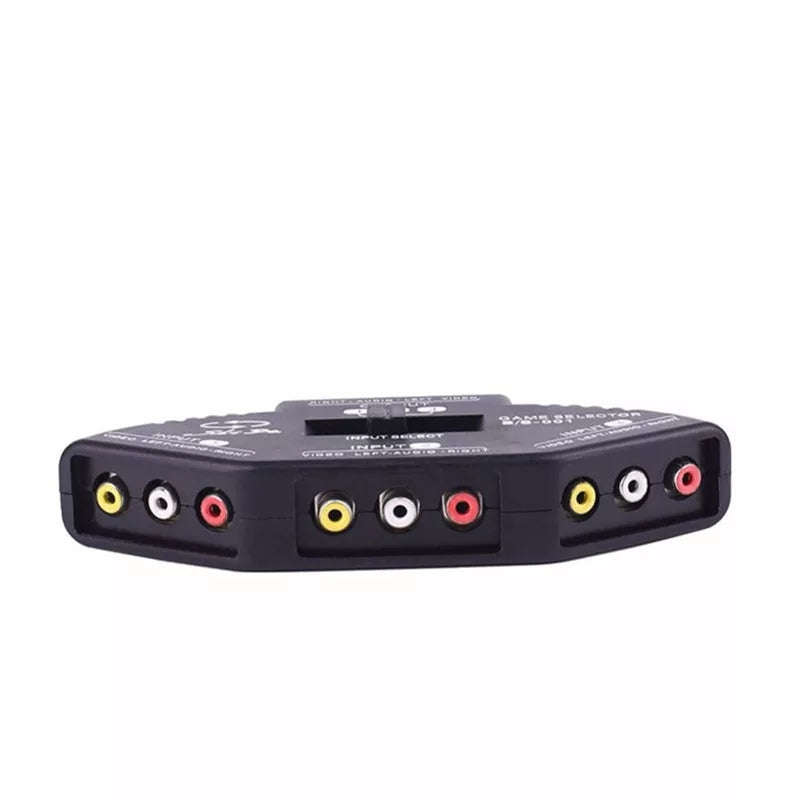 Audio Video AV RCA Switch Splitter Selector 3 in 1 out RCA Switcher