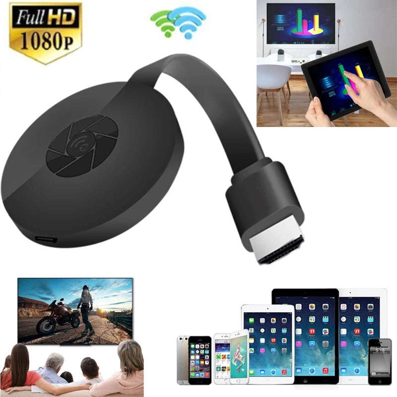 TV Android Sticks WiFi Wireless Display Dongle HDMI Adapter TV Receiver 1080P Airplay Dongle Mirr...