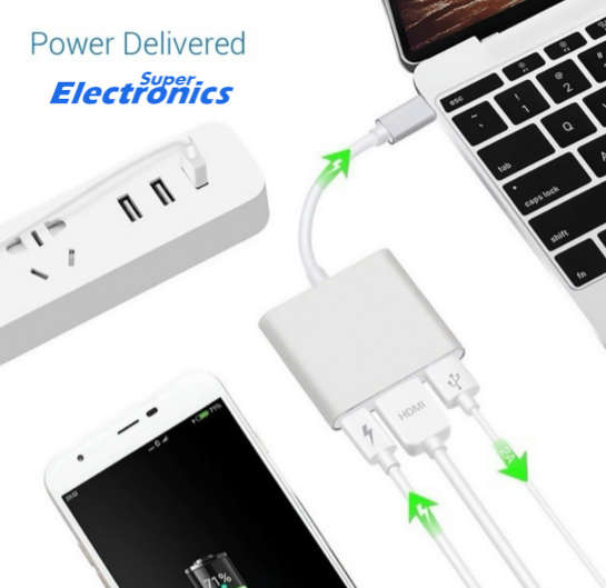 USB 3.1 USB-C Type-C to HDMI Digital USB OTG Adapter