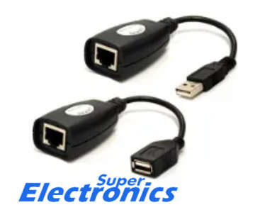 USB RJ45 Extension Adapter Up To 150ft Length USB-RJXT