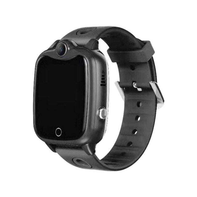 D06 Kids Smart Watch IP67 Waterproof Digital Children Wristwatch SOS Call Locator Anti Lo... - Black
