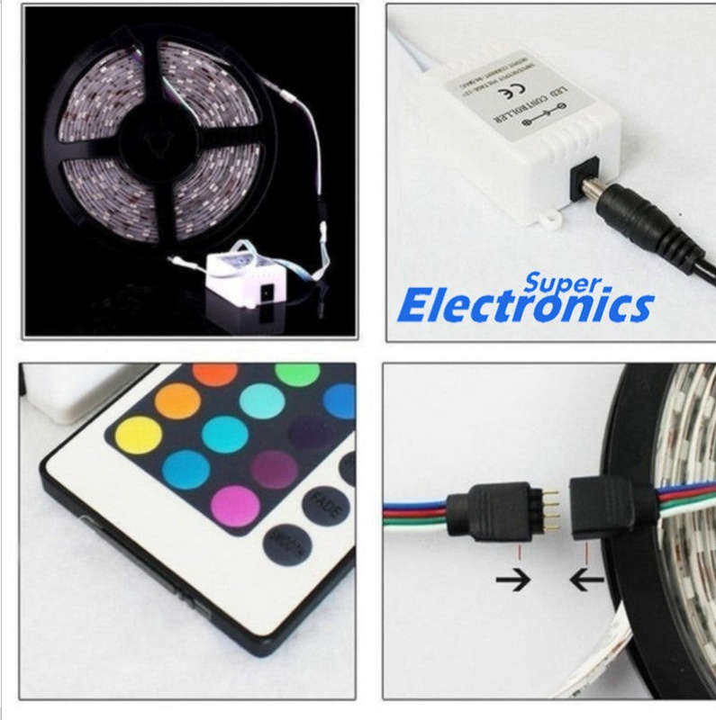 LED Strip Lights RGB 5M With Remote Control