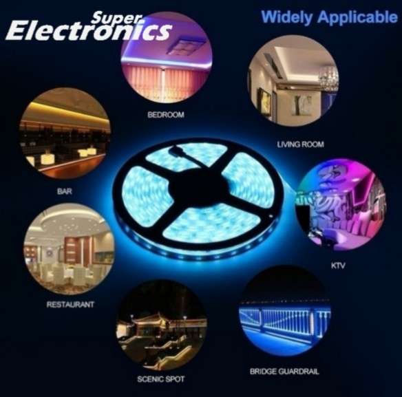 LED Strip Lights RGB 5M With Remote Control