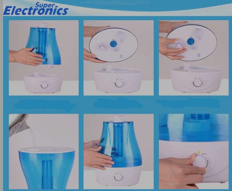 Ultrasonic Humidifier Essential Oil Diffuser