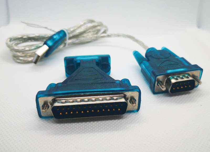 USB 2.0 to 9/25 Pin Adapter Computer Accessories Cable Serial RS232 Cable DB9/DB25