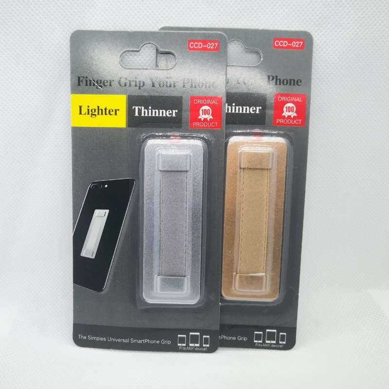 027 Mobile Phone Finger Holder Sling Grip One Handed Anti Slip