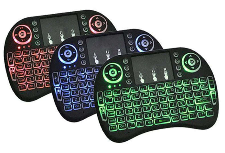 Mini Wireless Keyboard LED Backlit Air Mouse For Smart TV Google Android TV Box