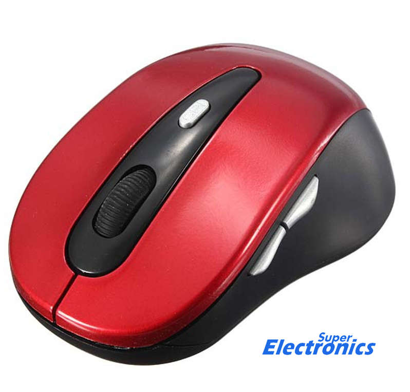 Bluetooth 3.0 Wireless Mouse - Red
