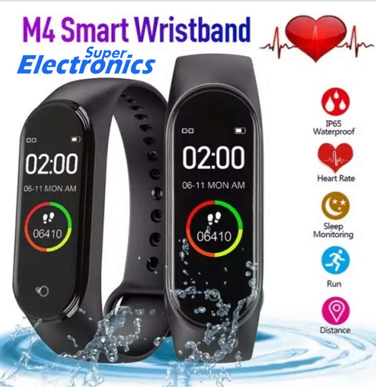 M4 Smart Band Heart Rate Tracker sport watch Red