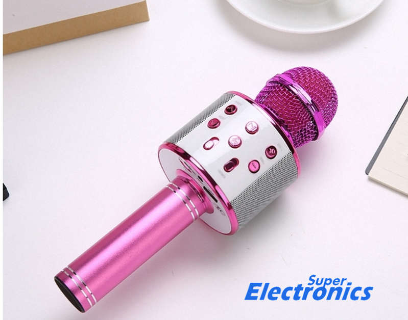 Professional Bluetooth Wireless Microphone Speaker - Pink