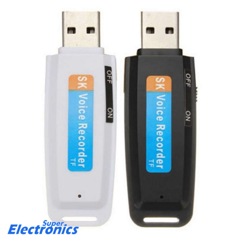 Digital Audio Voice Recorder Pen USB Flash Drive - White