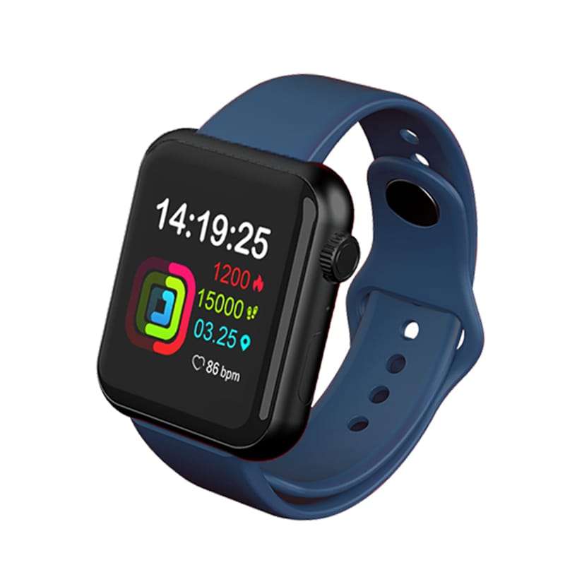 V6 Smart Sports Wristband Activity Fitness Tracker Step Counter Bluetooth Smart Watch for ... - Blue