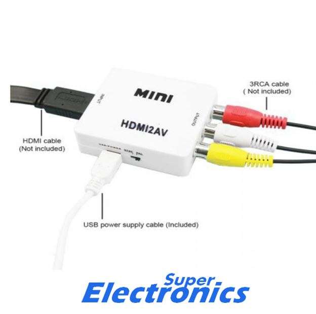 HDMI to AV Converter Box 1080p