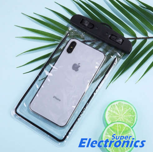 Universal Waterproof Sports Phone Case - black