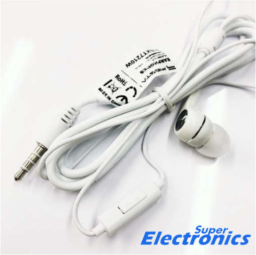 MP3 Earphones - white