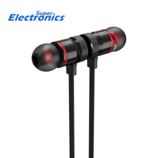 Super Bass Bluetooth Earphones - black