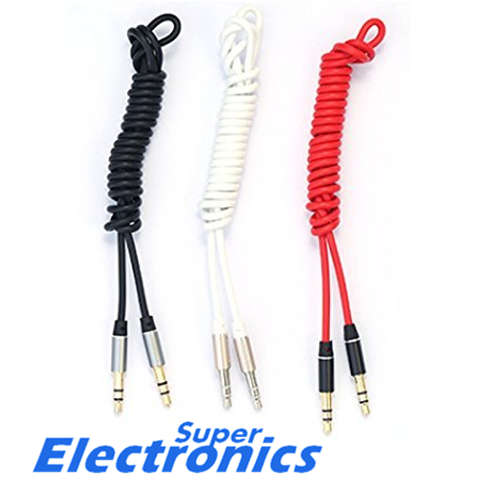 3.5mm AUX Audio Cable for Headphone Speaker Smartphone Car