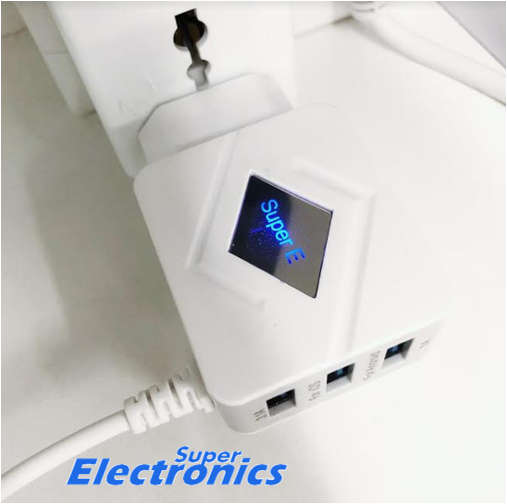 3.5 Fast Charger - 3 PORT Charging Adapter+Type C Cable