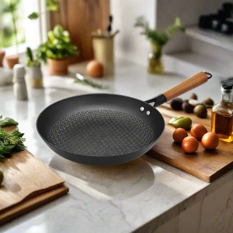 Royal Diamond Honeycomb Cast Iron Fry Pan 28cm
