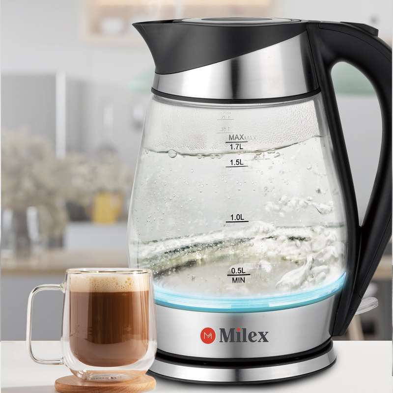 Milex 1.7L Glass Kettle