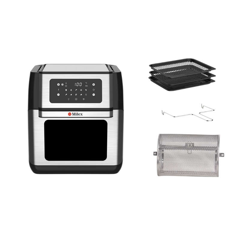 Milex 12L Air Fryer Oven With Rotisserie
