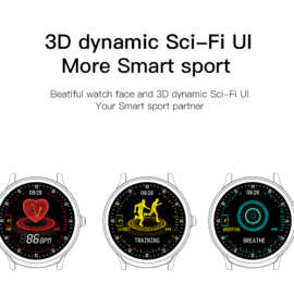 PA80 Polaroid Round Full Touch Fitness Watch