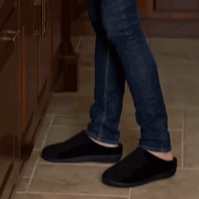 Remedy Health Unisex Gel Slippers - Blue