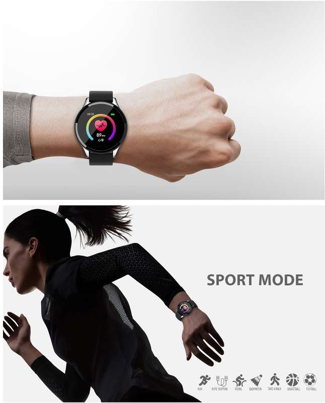 PA58 Fitness Watch With Single touch