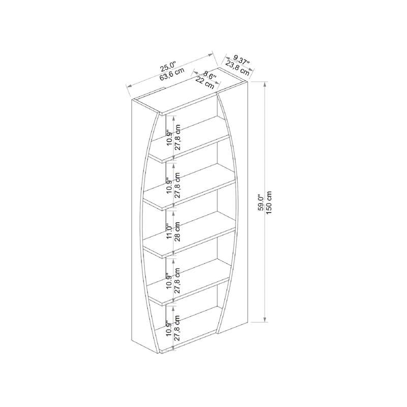 Armoire Nestor Bookcase