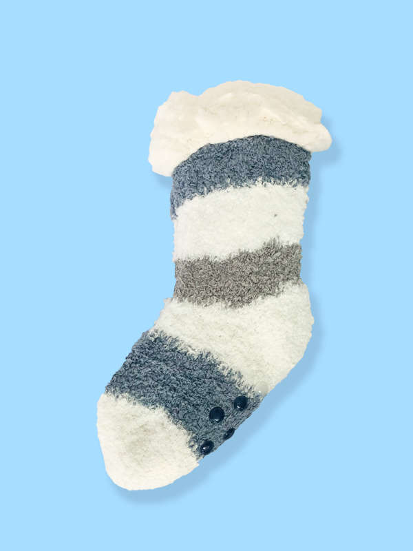 Fuzzy Comfy Kids Socks Assorted Colours
