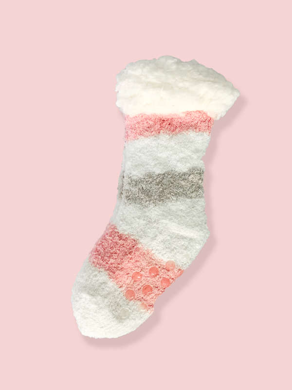 Fuzzy Comfy Kids Socks Assorted Colours