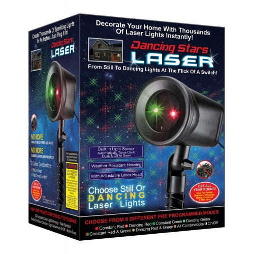 Dancing Stars Laser Light - Red and Green