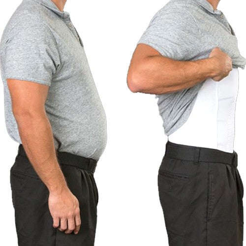 Tone Wear Men's Slimming Undershirts - Vests and T-Shirts - VEST - XXXL