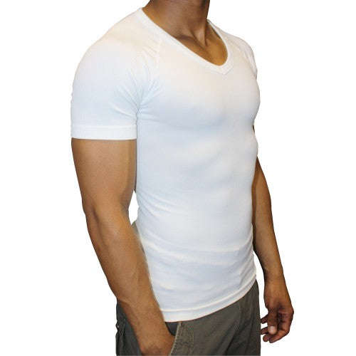 Tone Wear Men's Slimming Undershirts - Vests and T-Shirts - VEST - XXXL