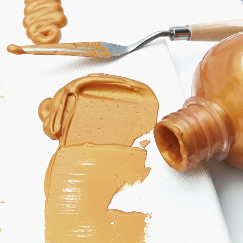 Artecho Acrylic Paint Gold - 500ml